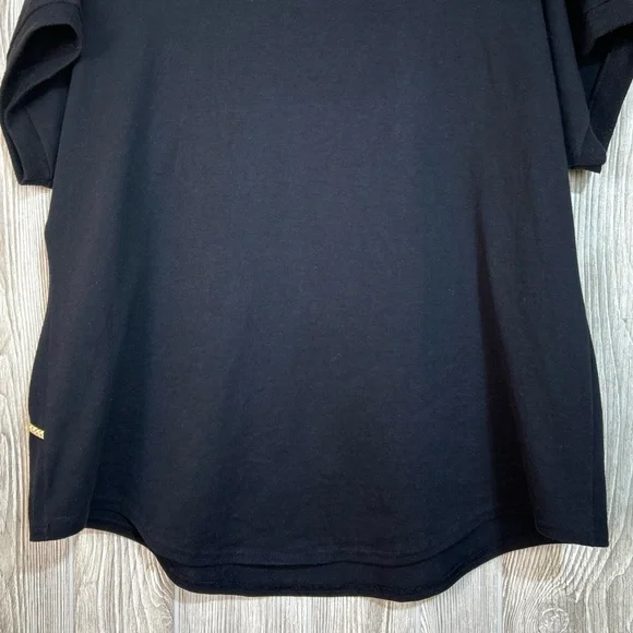 Vintage 80’s 90’s Black Graphic T-Shirt with Gold Accents M - Picture 11 of 11